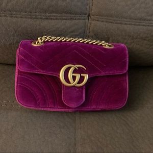 Gucci Mini Marmont Rubin/Fuchsia GHW